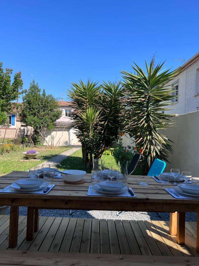 Charmante Maison Climatisee Avec Piscine Au Calme A 카르카손 외부 사진